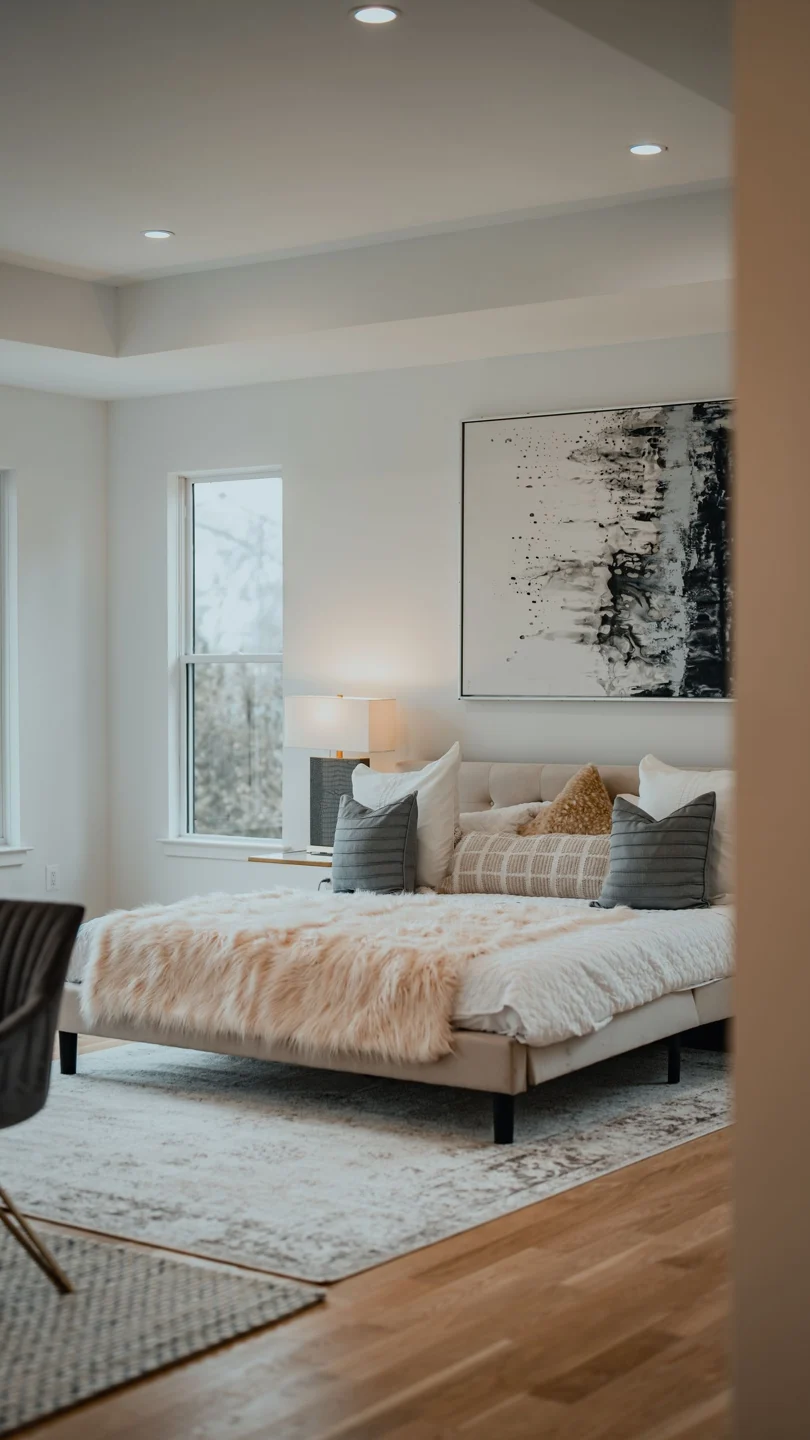 Original bedroom listing photograph